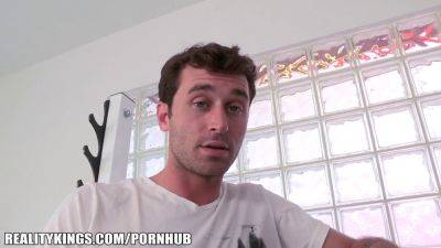 James Deen - James Deen dominates naughty schoolgirl with pigtails in bed - sexu.com