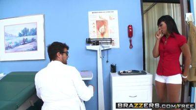 Leilani Leeane & Ramon: Doctor Adventures: Up Close and Personal Throat Play with Brazzers - sexu.com
