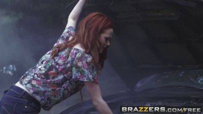 Chris Diamond - Chris - Shy Redheads Ella Hughes and Chris Diamond take it up the ass in Brazzers video - sexu.com