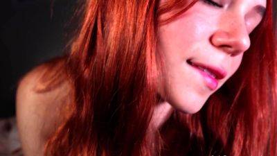 Petite amateur redheaded teen pisses and sucks cock - drtuber