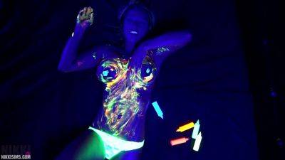 Nikki - Nikki Black Light Body Paint 2017 - hotmovs.com