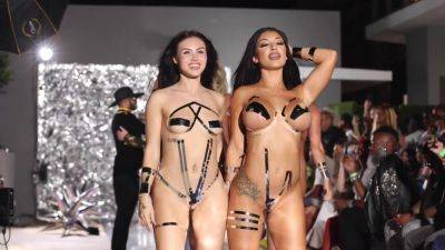 Miami Art Body Tape Miami Art Basel Fusion Fashion 2023 Ful - upornia